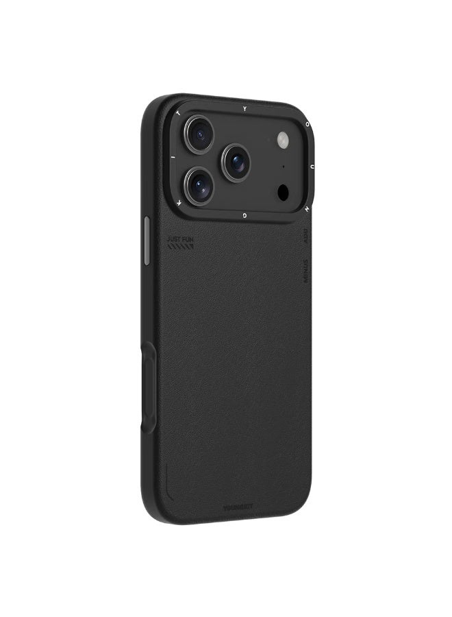 YOUNG KIT Youngkit Tech Style Series Magnetic Attachment For iPhone 17 Pro - Obsidian Black - Image 2